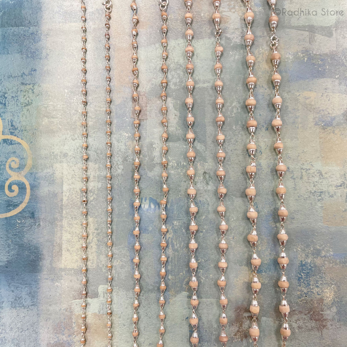 Silver With Tulsi Necklace