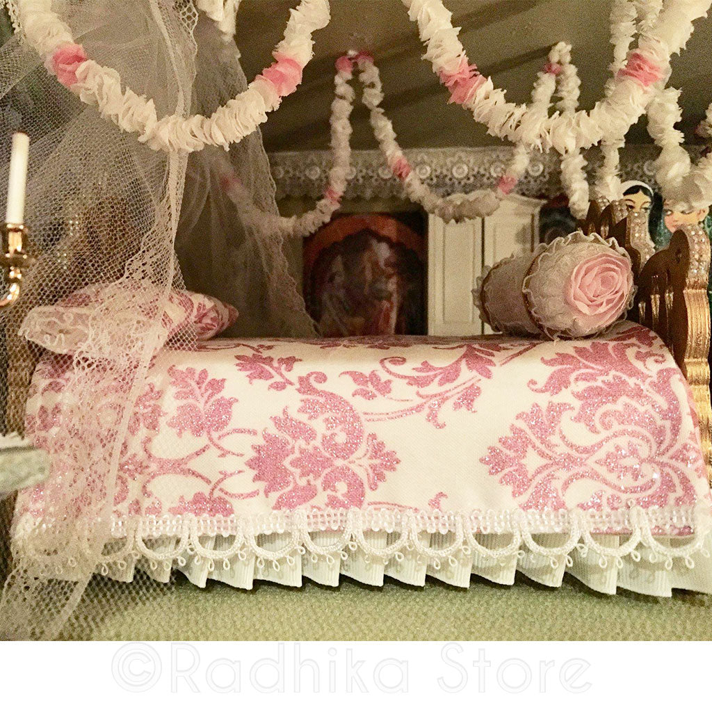 Jeweled Golden Lotus Beds- 7 1/4&quot; Inch (Two Styles to Choose From)