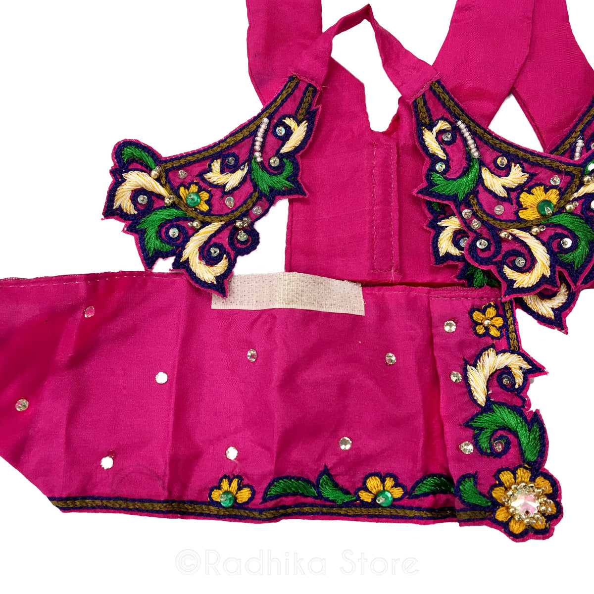 Nine Islande- Simanta Dvipa- Silky Satin - Gaura Nitai Deity Outfit