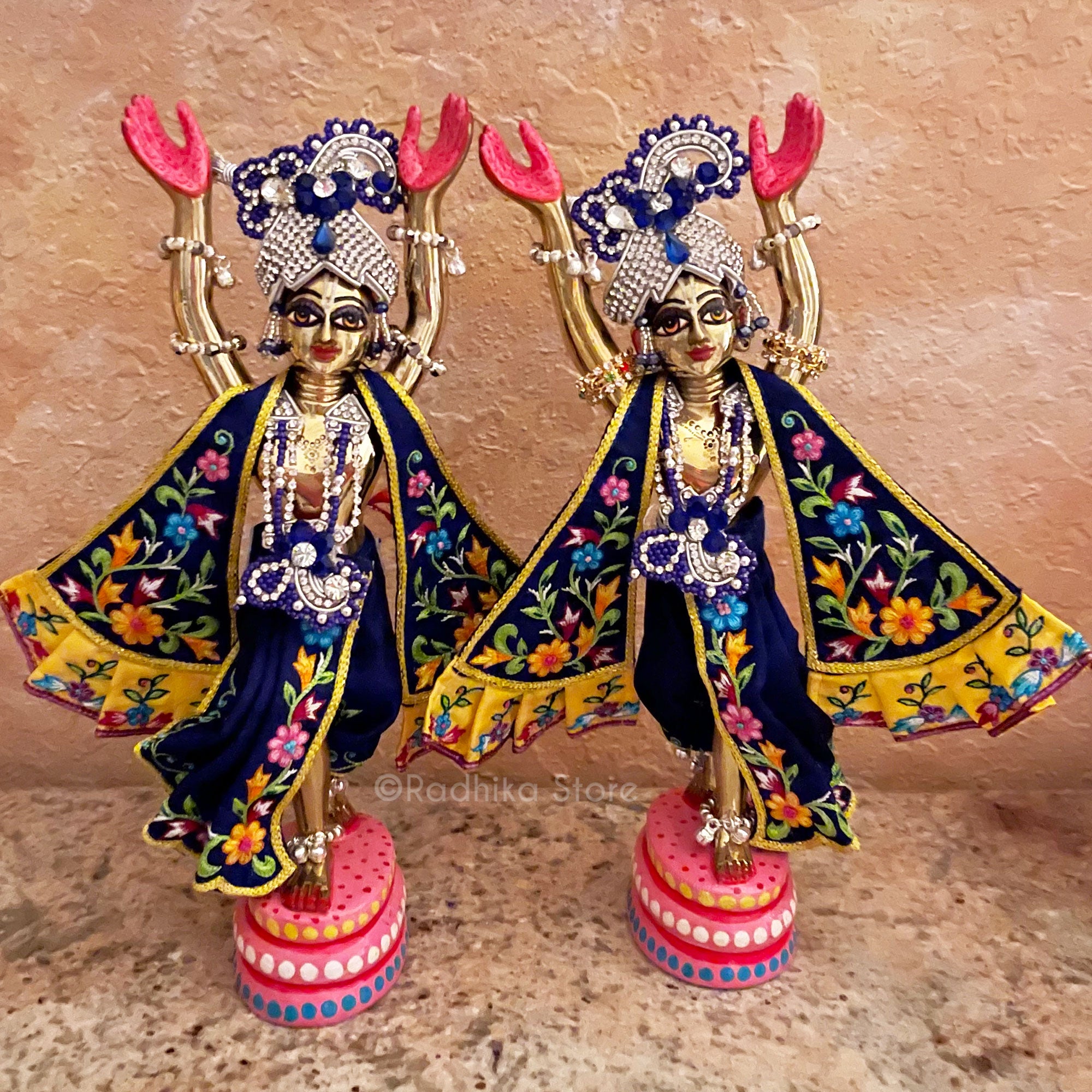 Nitai Gauranga -  Brass 9" Inch
