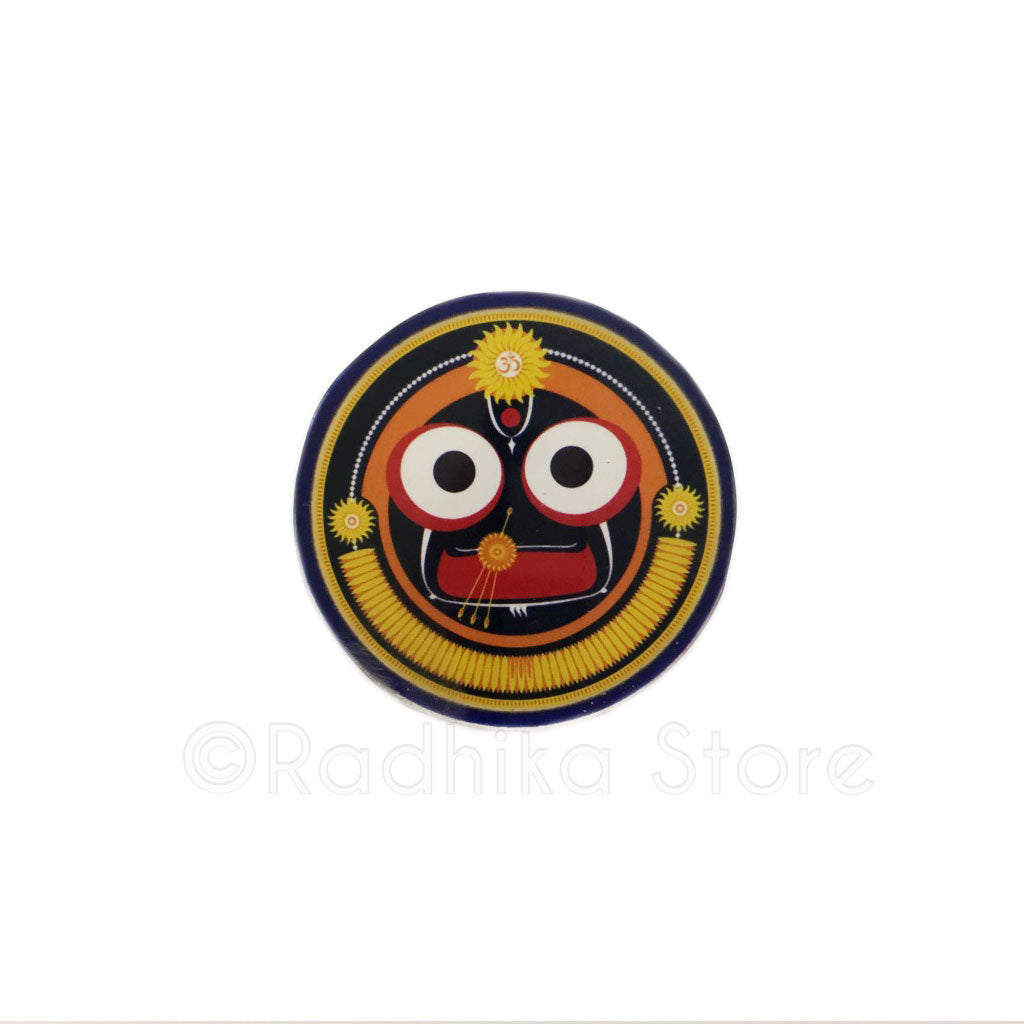 Jagannath Om Sunshine Chakra Acrylic Button