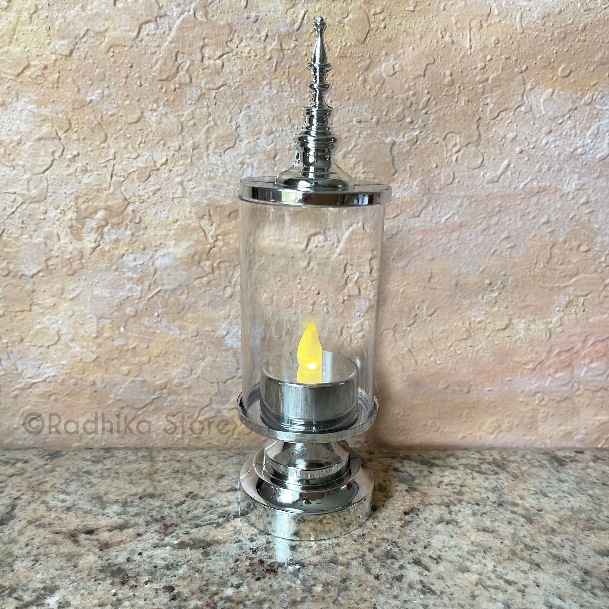 Altar Lamp - Candy Jar -  Multi Purpose - 7" Tall