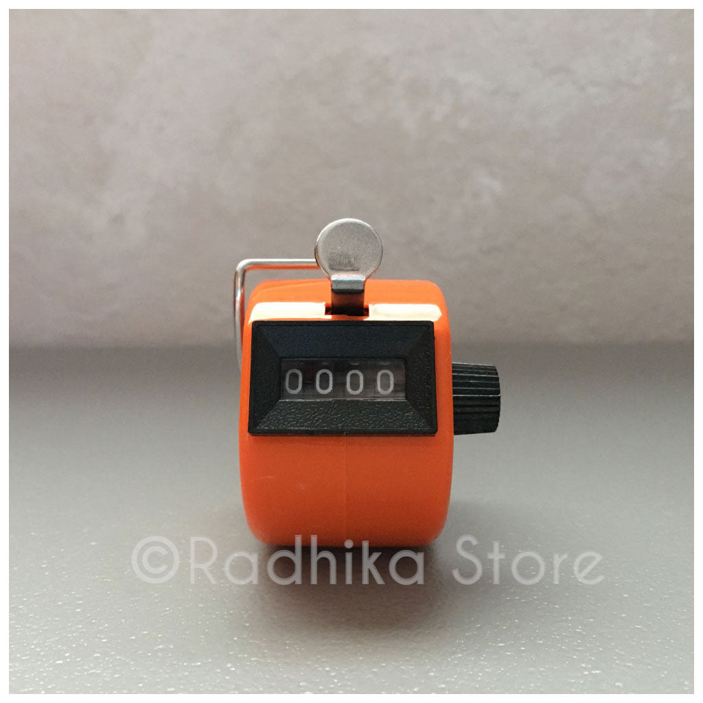 Japa Clicker (Hand Tally) for Chanting Hare Krishna Mahamantra - Choose Color