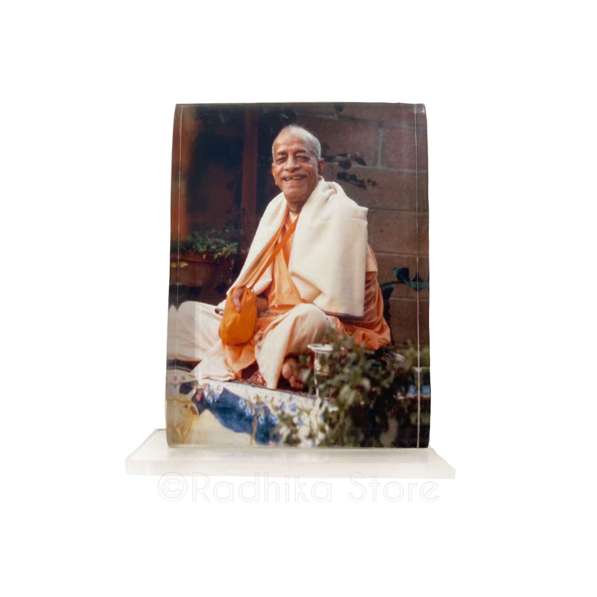 Srila Prabhupada Japa Garden - Acrylic Picture