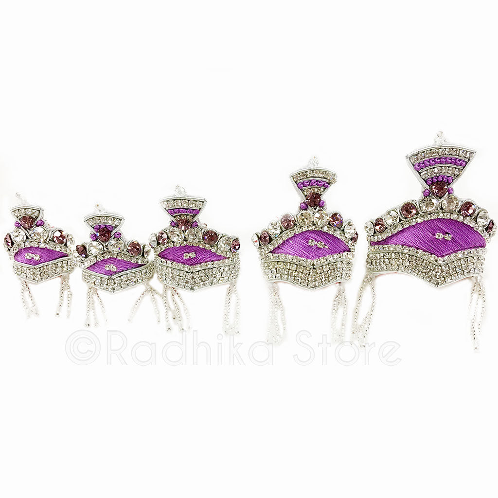 Princely Purple-Crown Set