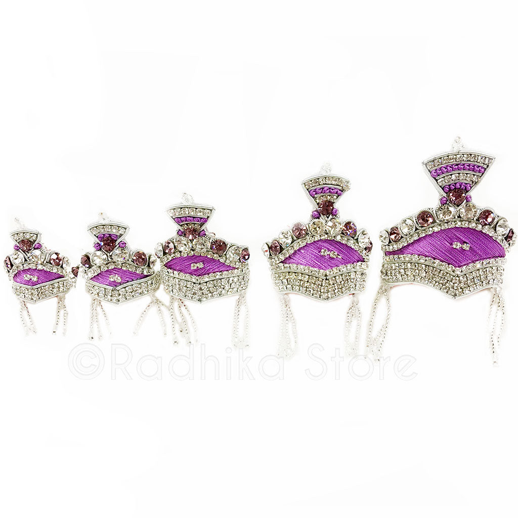 Princely Purple-Crown Set