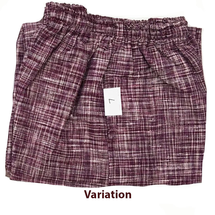 Natural Jute Yogi Pants - Purple/Peach- S, M, L, Xl