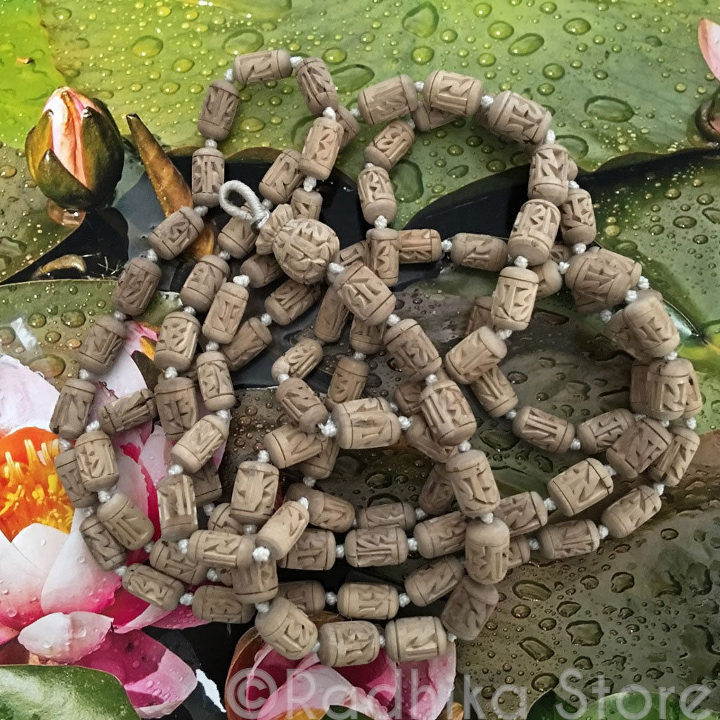 Radha Barrel Shaped Pure Tulsi Japa Japa Beads
