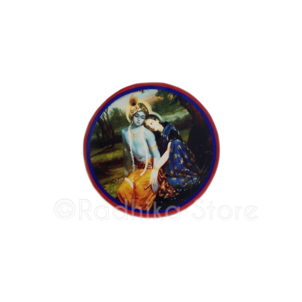 Sri Sri Radha Govinda Acrylic Button