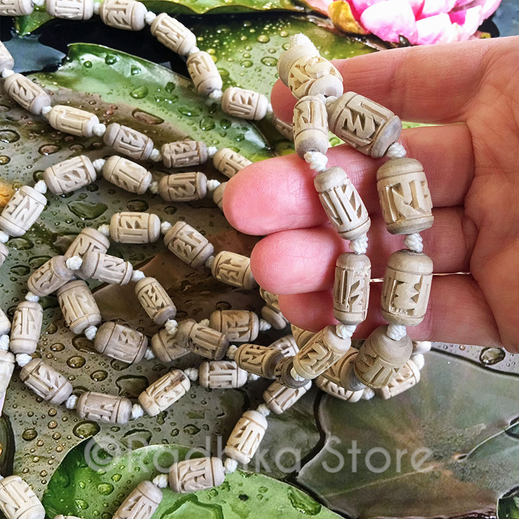 Radha Barrel Shaped Pure Tulsi Japa Japa Beads