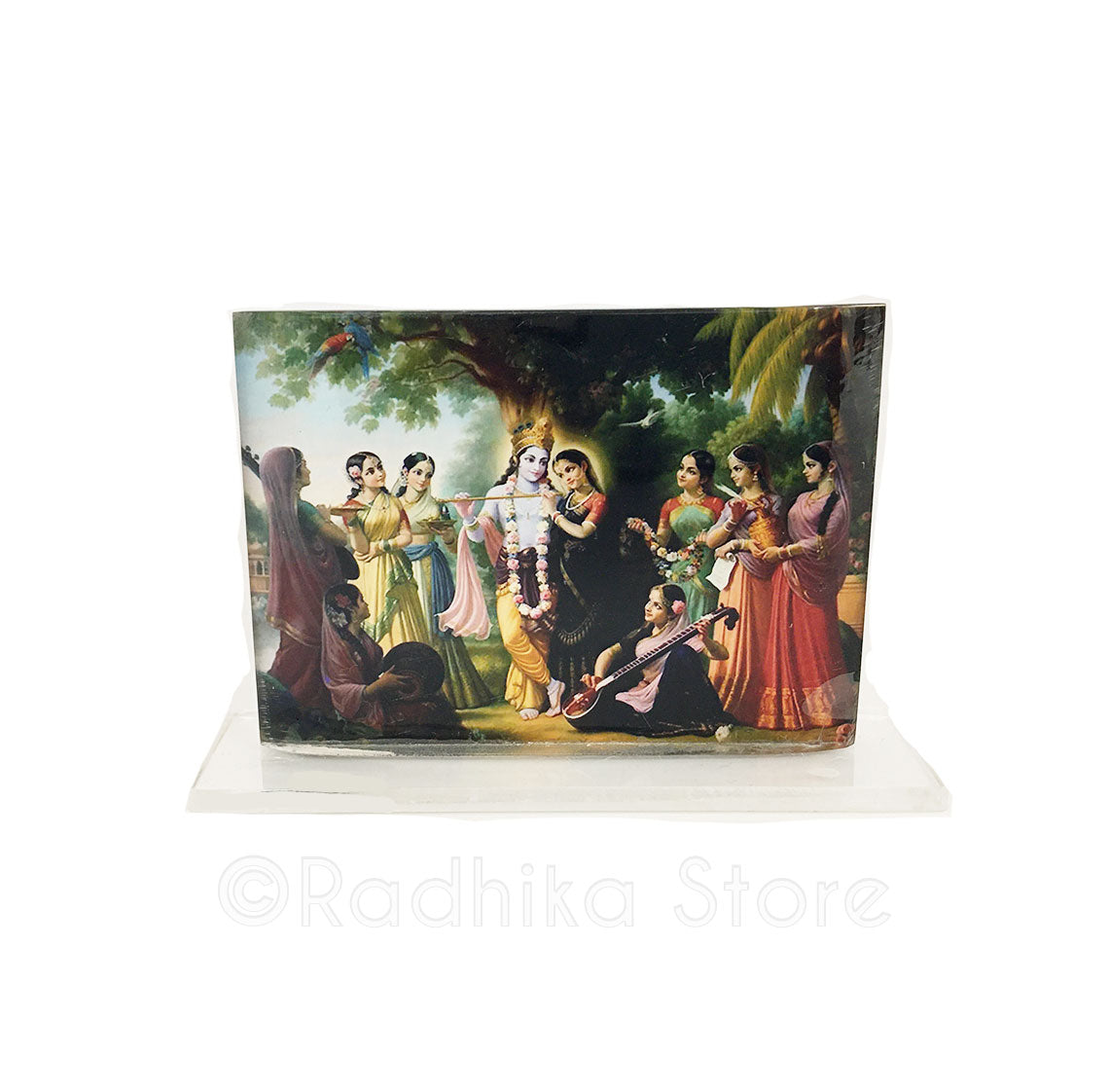 Radha Krishna and the Gopis Acrylic Picture-