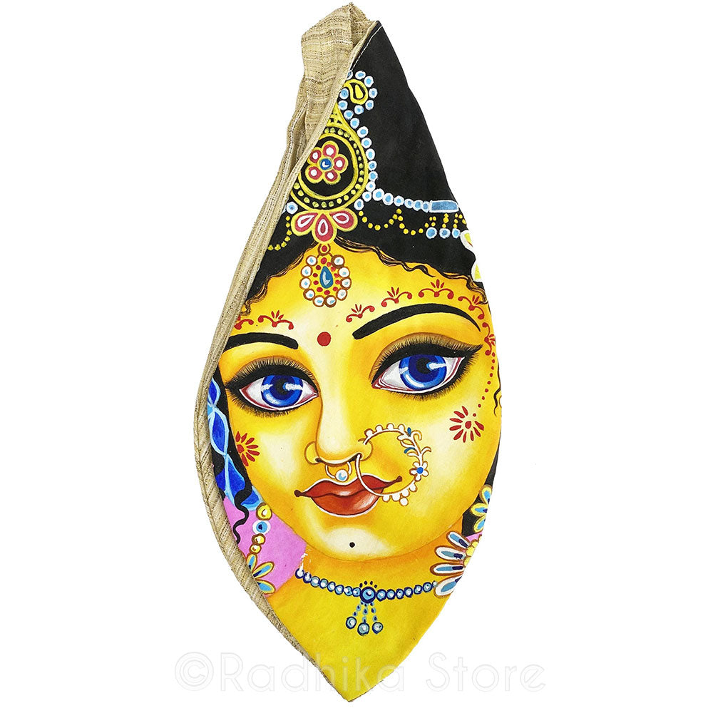 Sri Gaurangi Radha - Hand Painted - Bead Bag