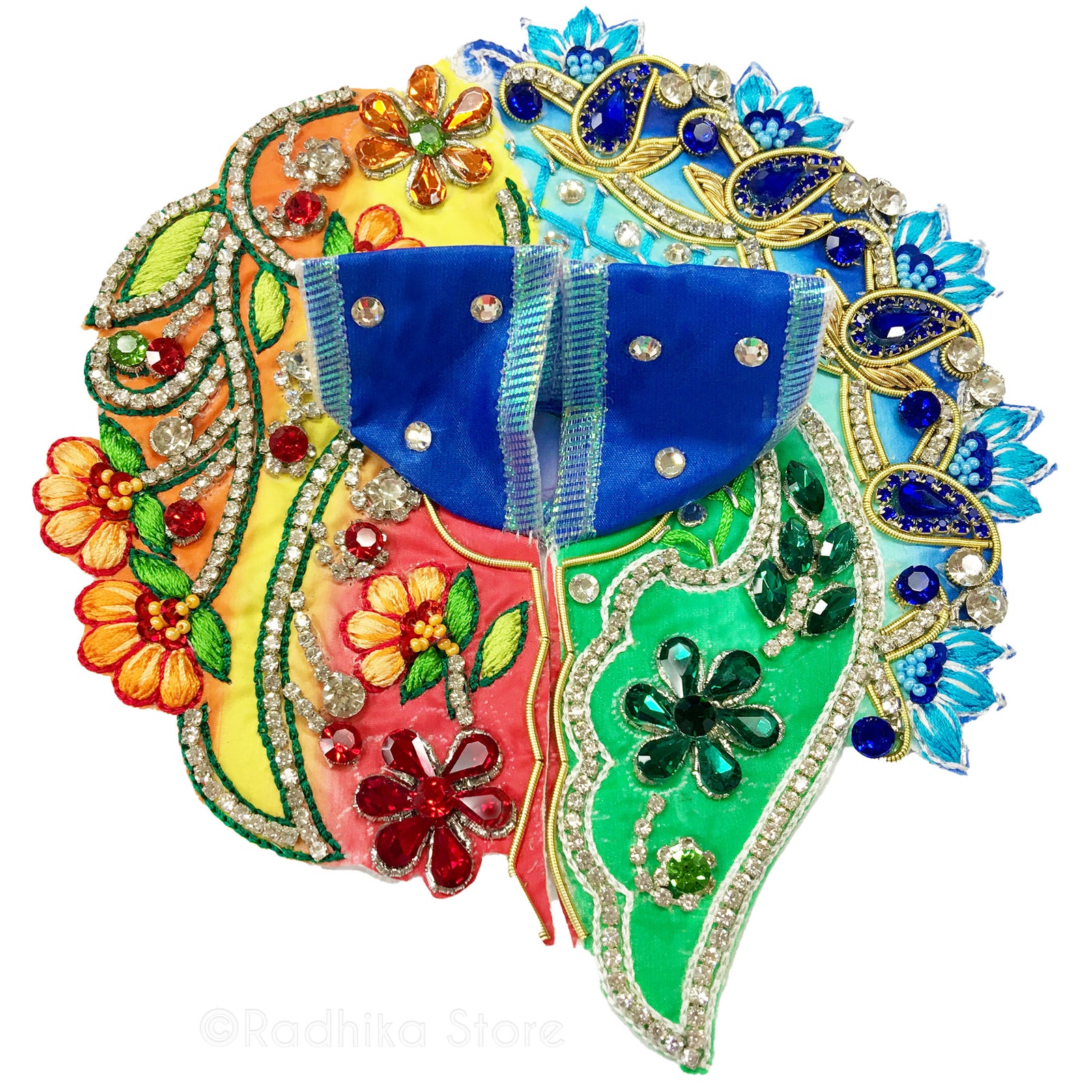 Rainbow of Vrindavan Flowers - Laddu Gopal Outfit - 1" up to 5" Inch Laddu Gopal Size