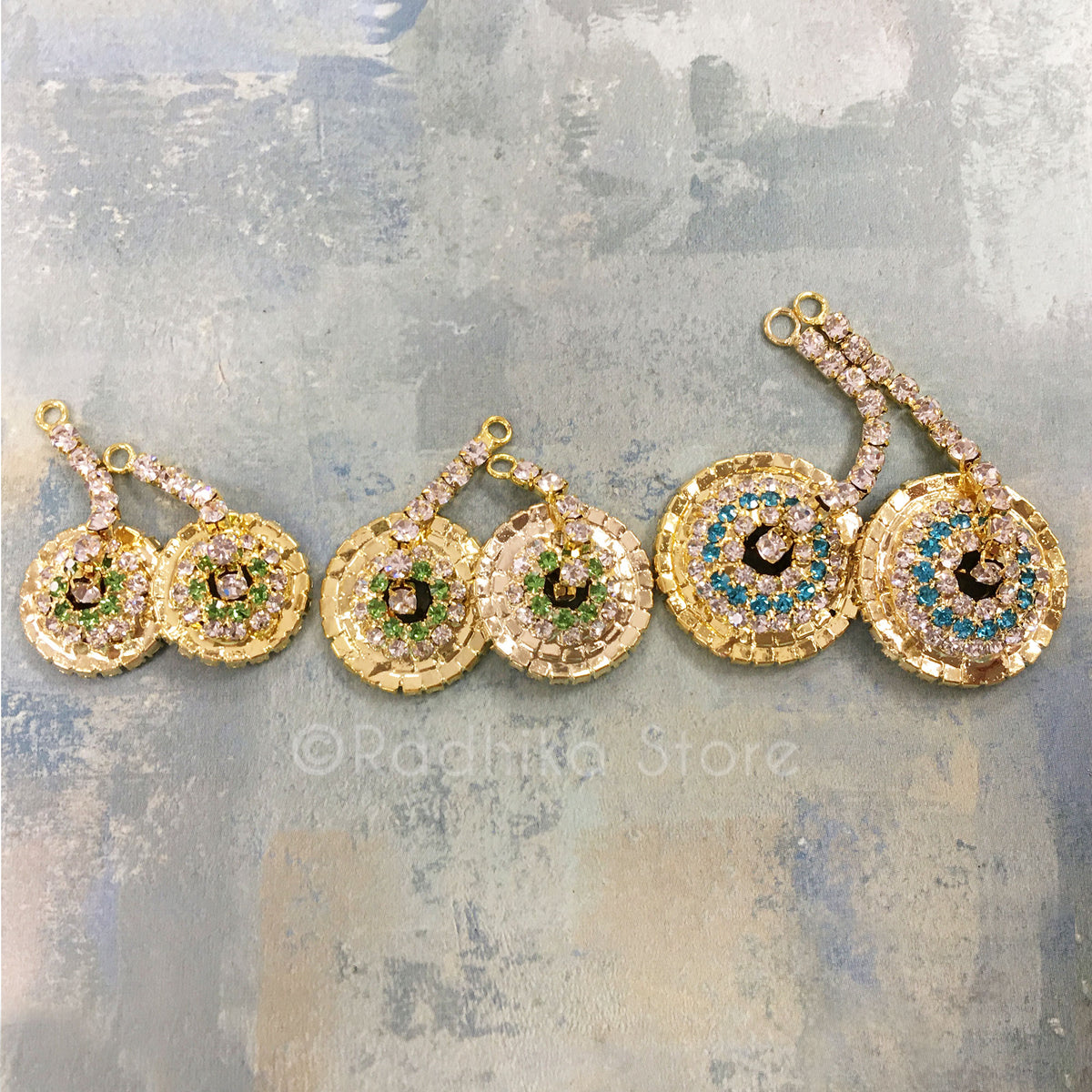 Red Rhinestone Deity Kartal