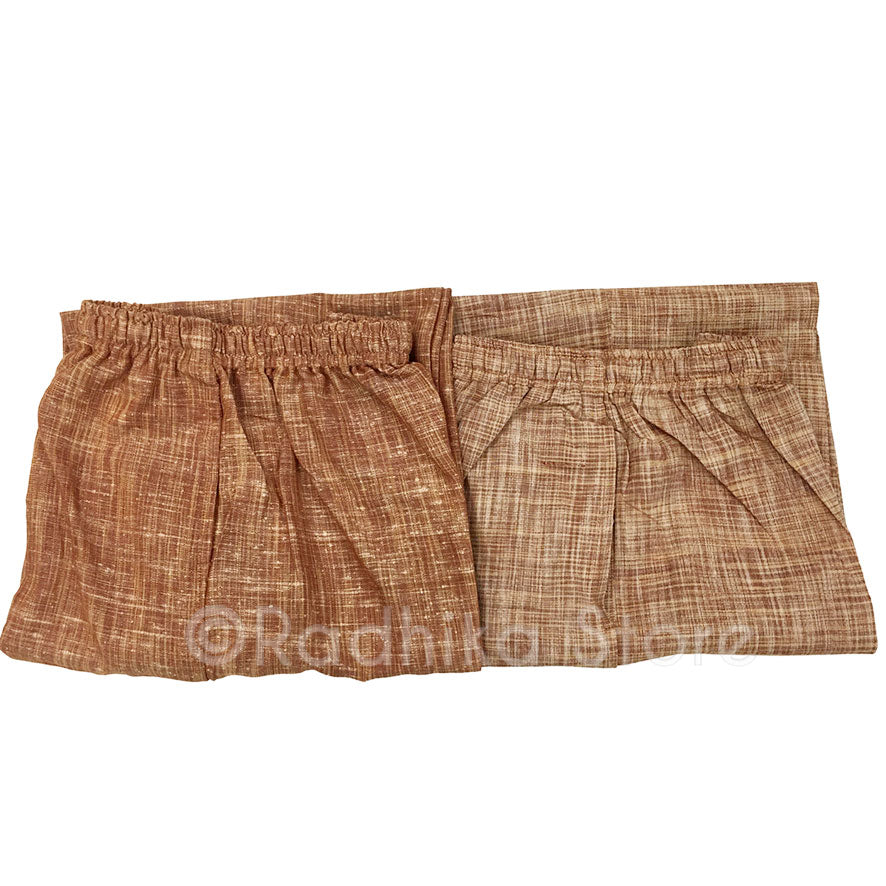 Natural Jute Yogi Pants - Rustic Rust S, M, L, Xl