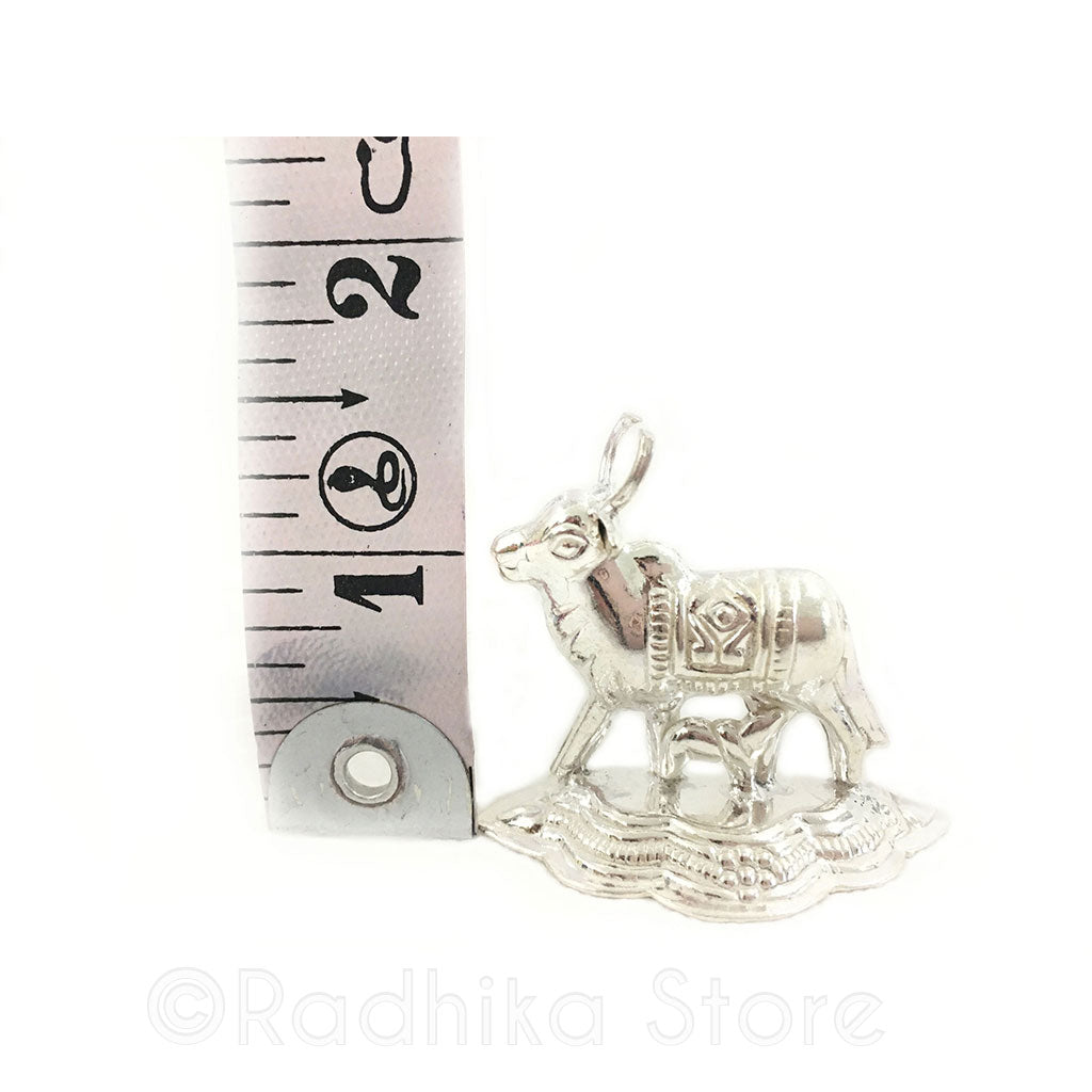 Silver Altar Cow With Calf