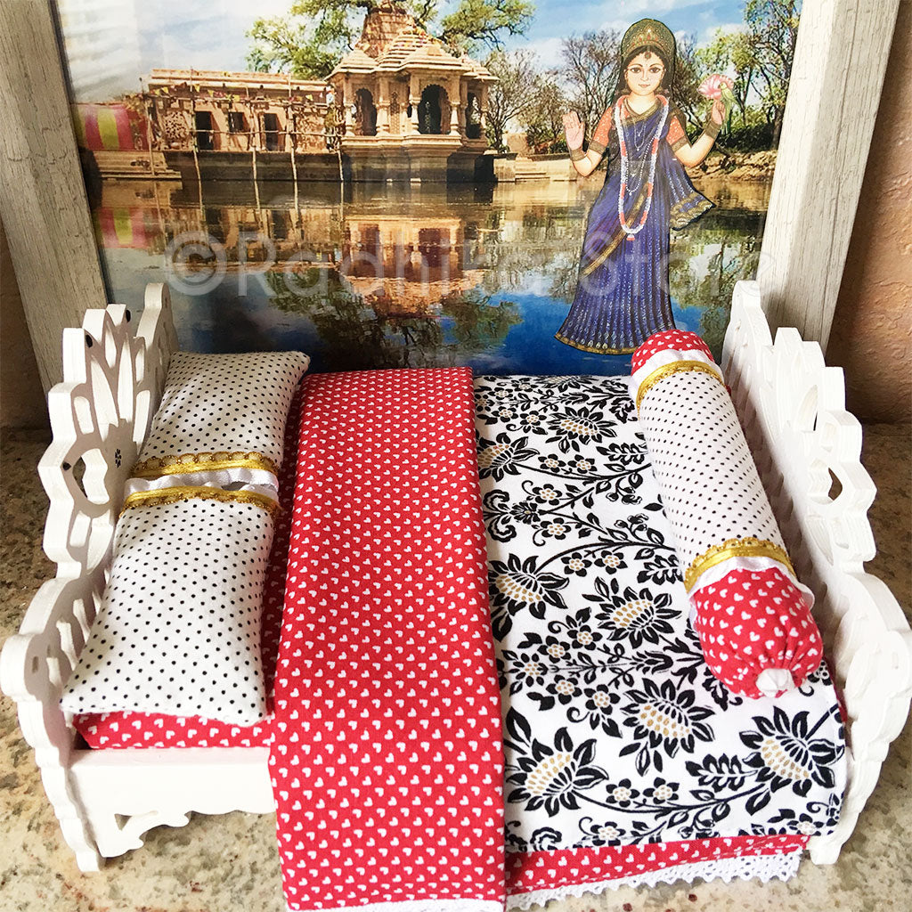 Sri Radha Shamasundar Lotus Bed - 8&quot; Inch