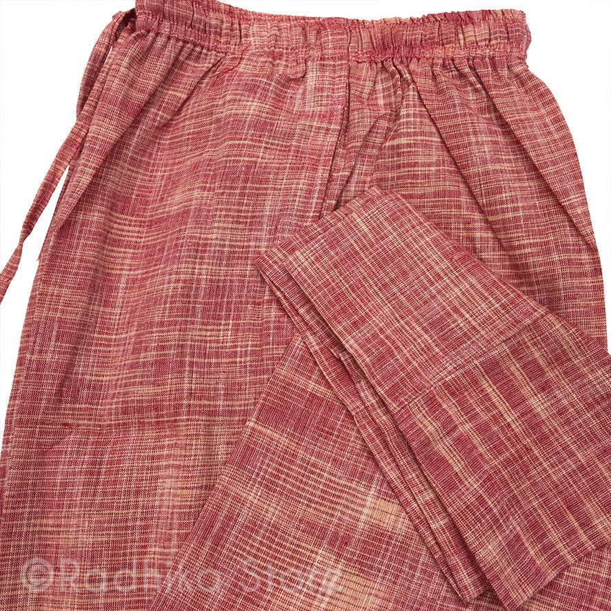 Natural Jute Yogi Pants - Saffron Threads