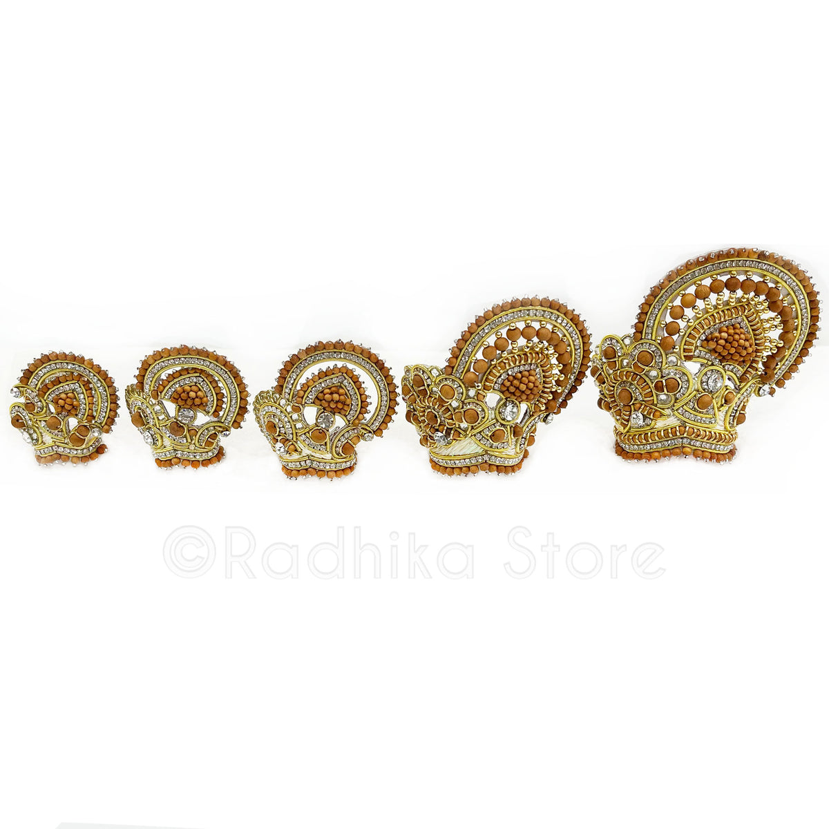 Sandalwood Effulgent Fan - Deity Crown