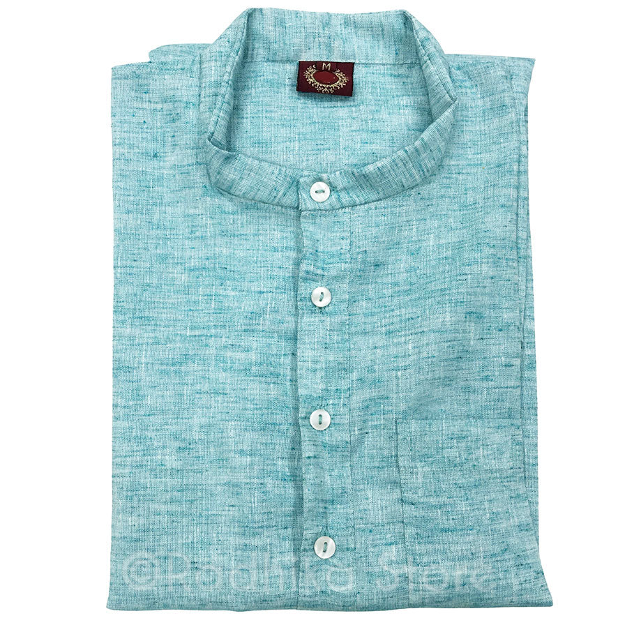 Sea Green Jute Kurtas - S,m,l,xl,xxl,3xl