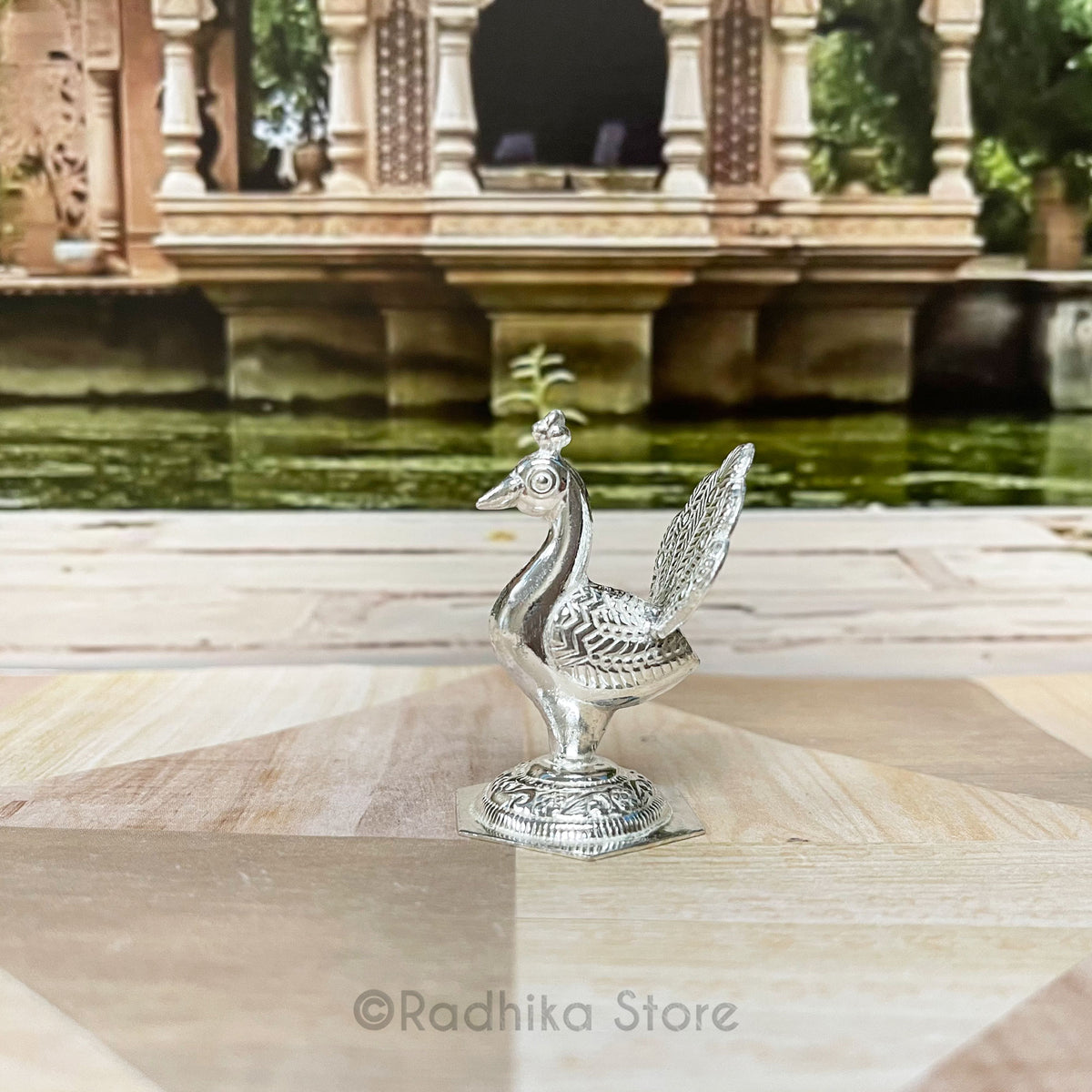 Silver Altar Mini Peacock