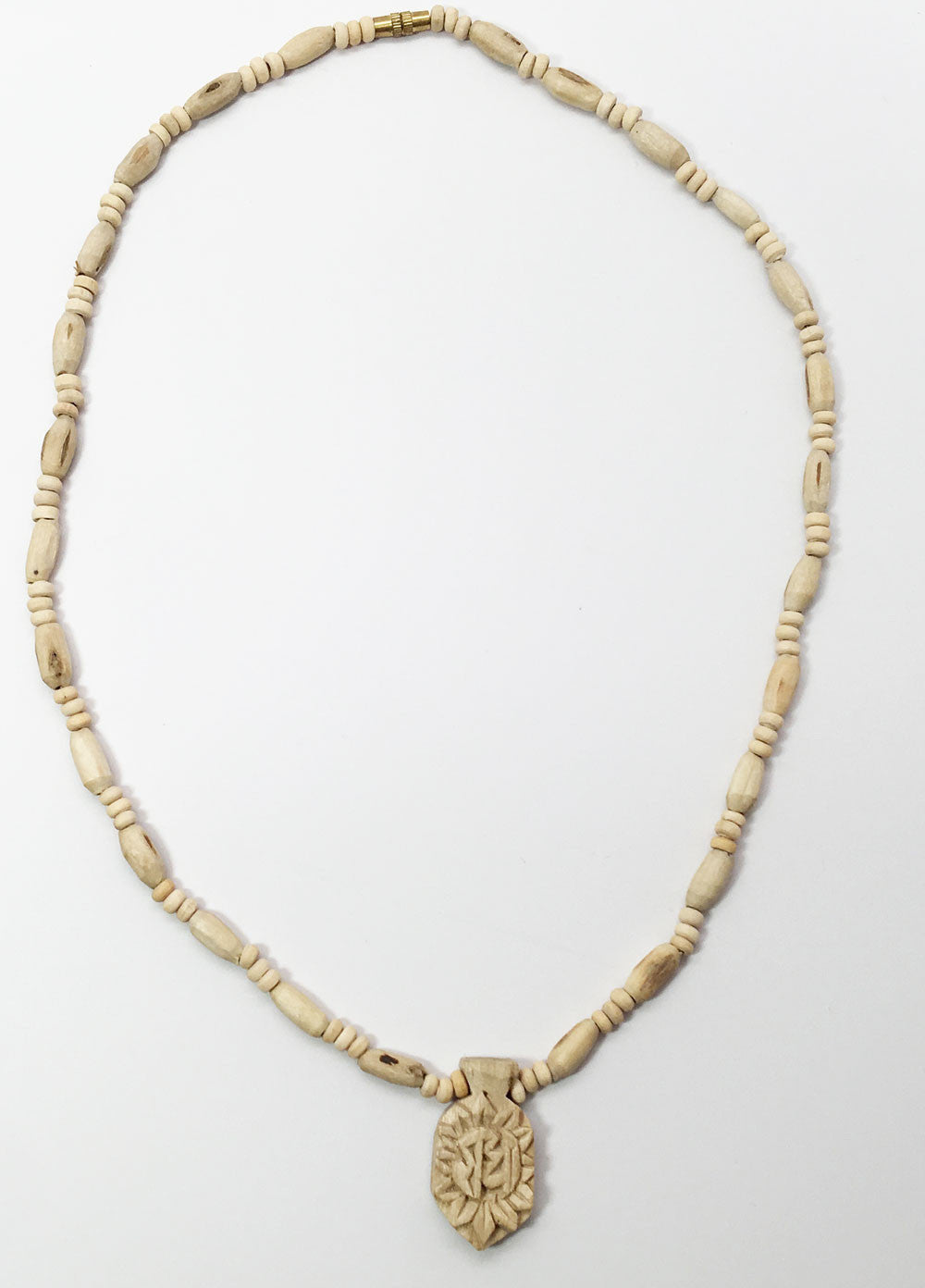 Small Radha Lotus Pendant-Tulsi Necklace