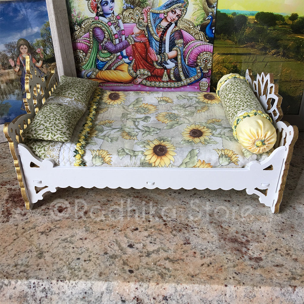 Chakra Lotus Sunflower Bed - 13&quot; Inch