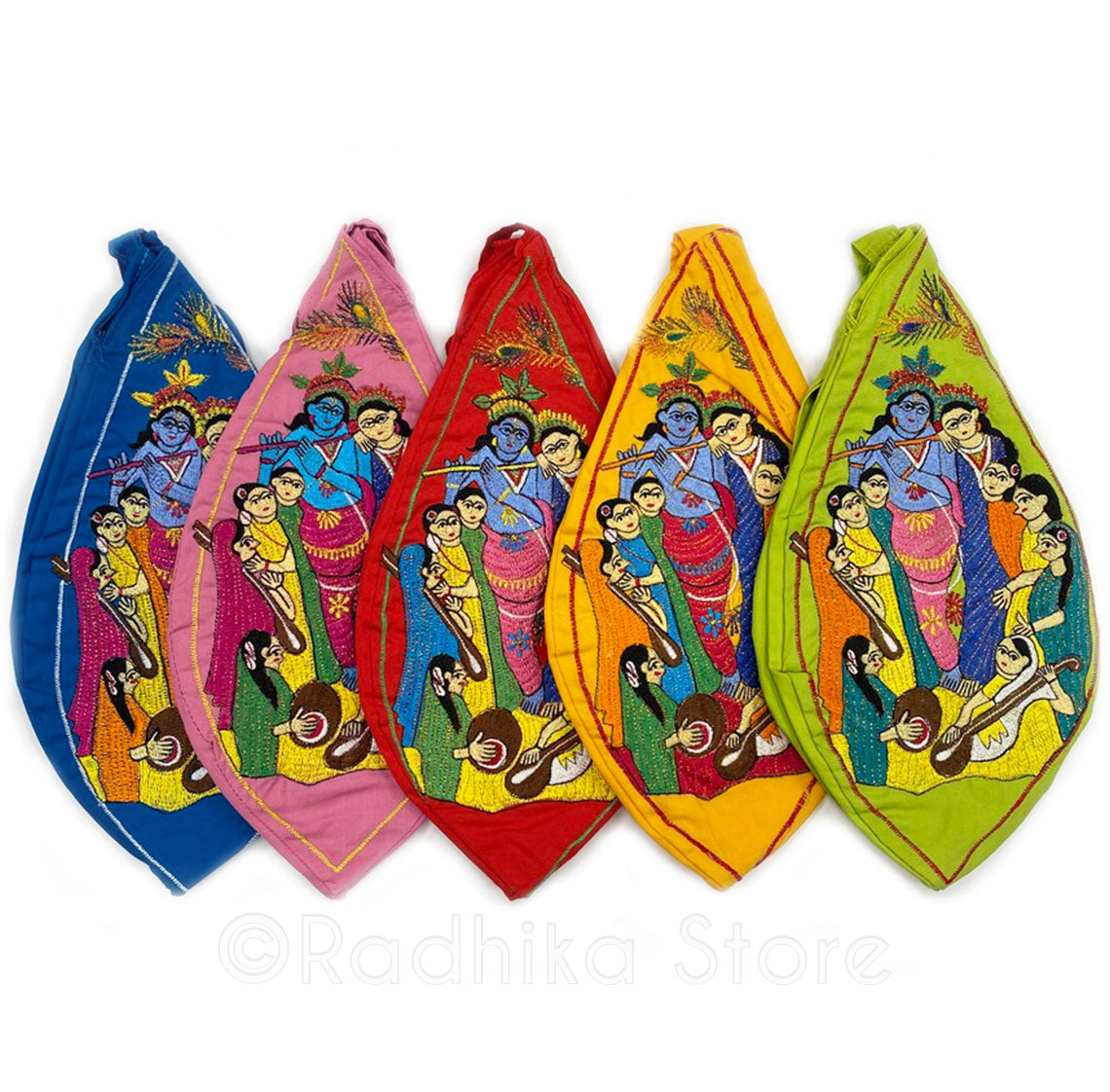 Lord Krishna and the Gopis- Bead Bags