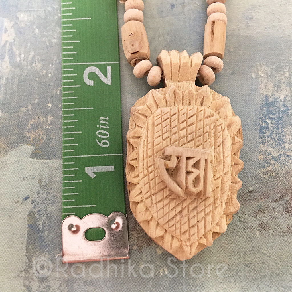 Radha Sanskrit on Fancy Lotus - Tulsi Necklace