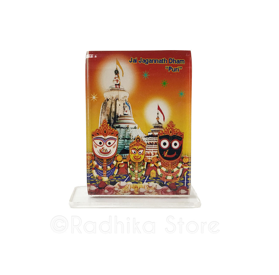 Lord Jagannath Puri Sunshine Sky Acrylic Picture- Choose Size