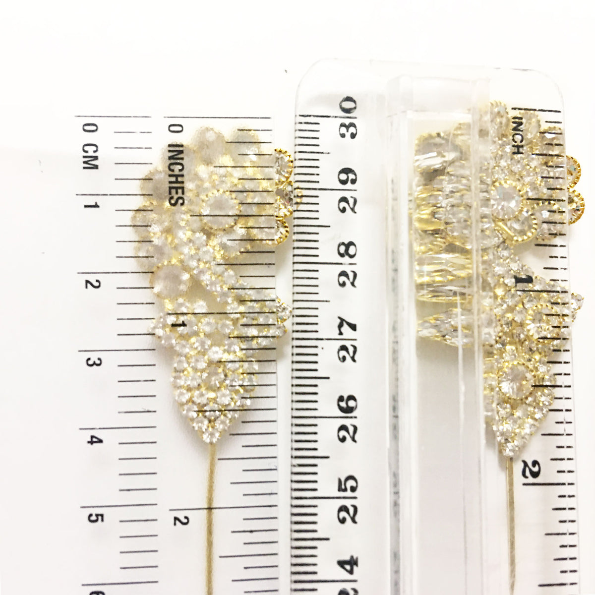 Swan Heart- Rhinestone Deity Turban Pins