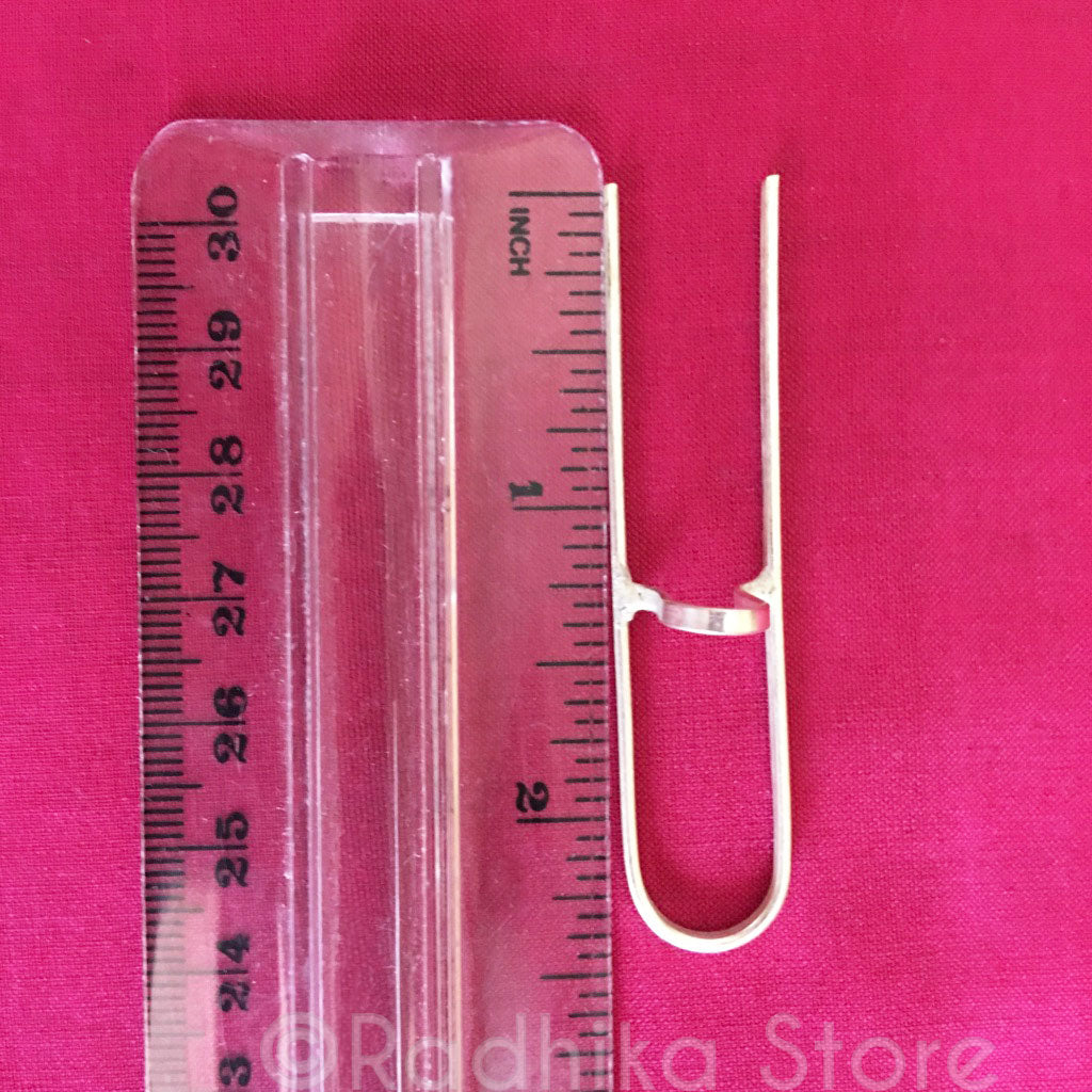 Metal Tilak Stamps - (Krishna, Radhe, Tilak With Tulsi Leaf, Forehead Stamp)