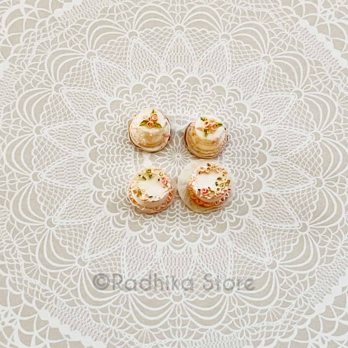 Extra Tiny Decorative Cakes - Choose Cakes - Set of 2