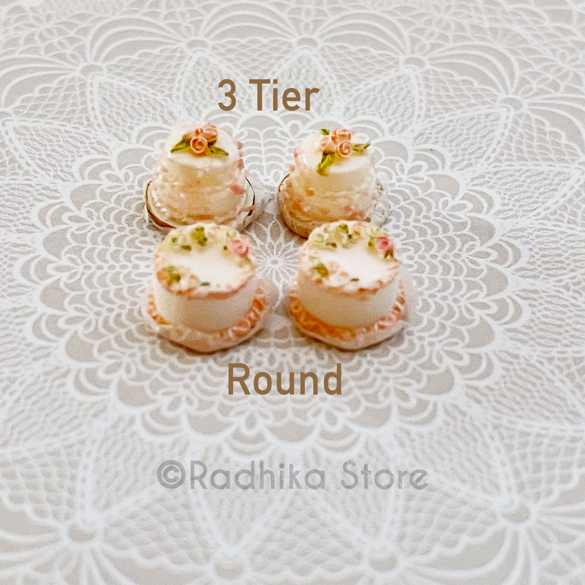 Extra Tiny Decorative Cakes - Choose Cakes - Set of 2