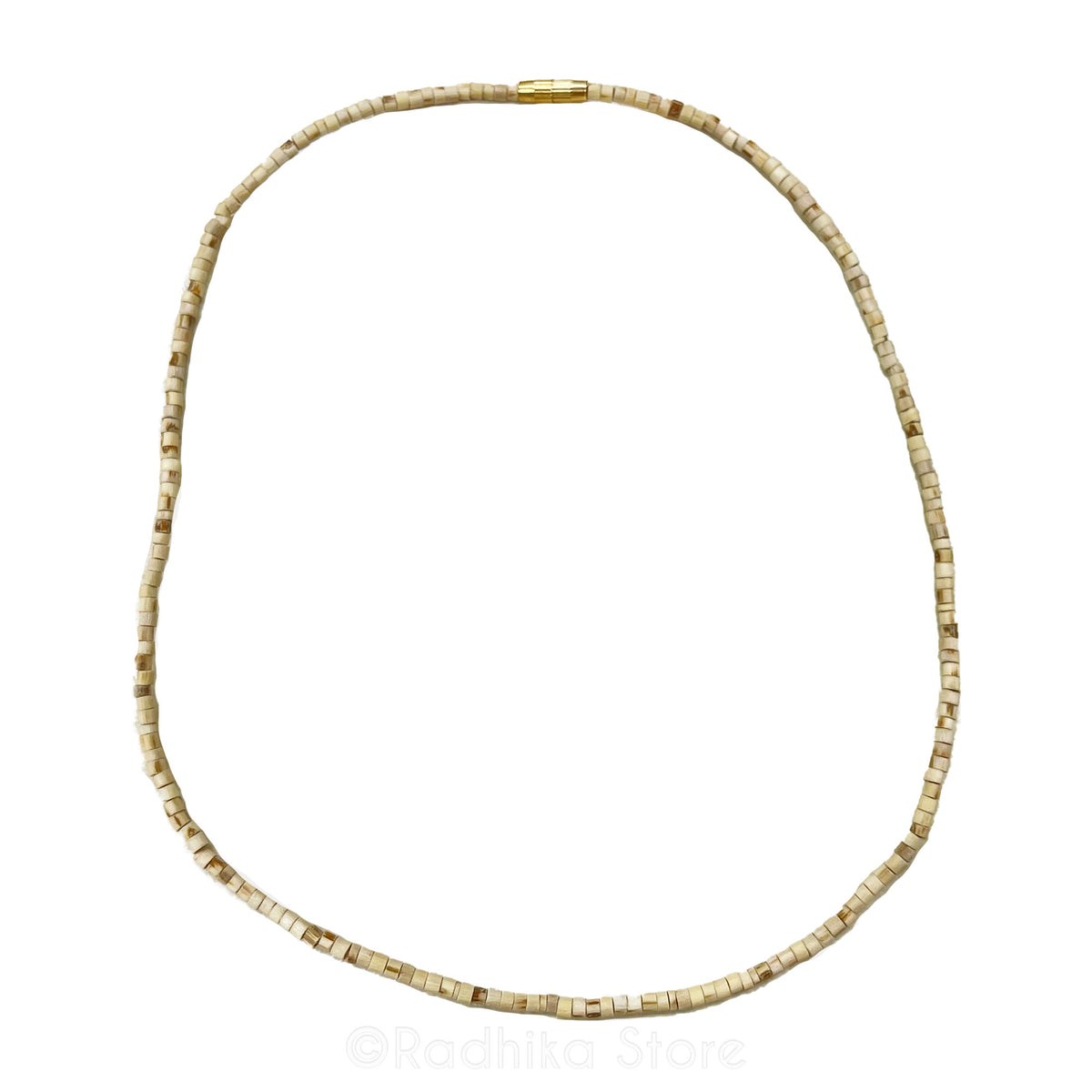 Tiny Natural Cut Tulsi Neck Beads