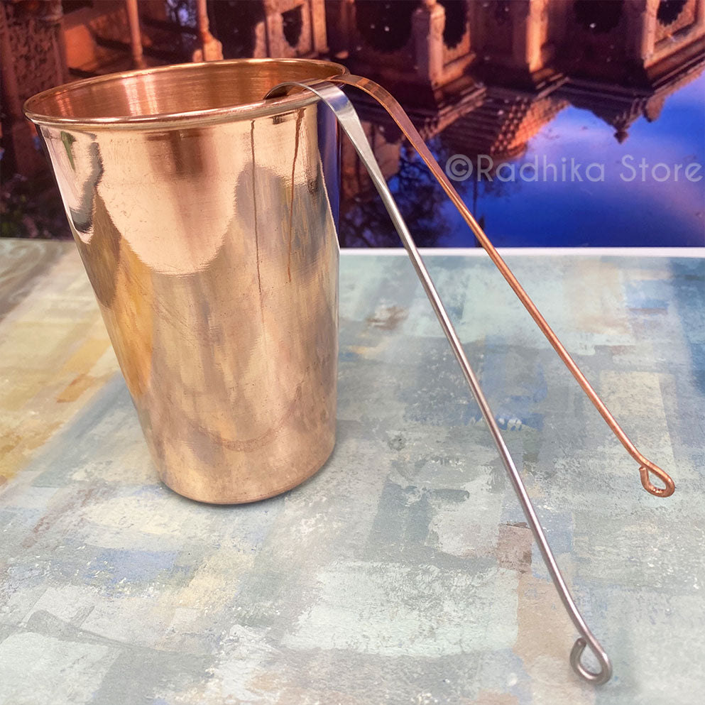Tongue Scraper - Choose -  Copper or Stainless Steel