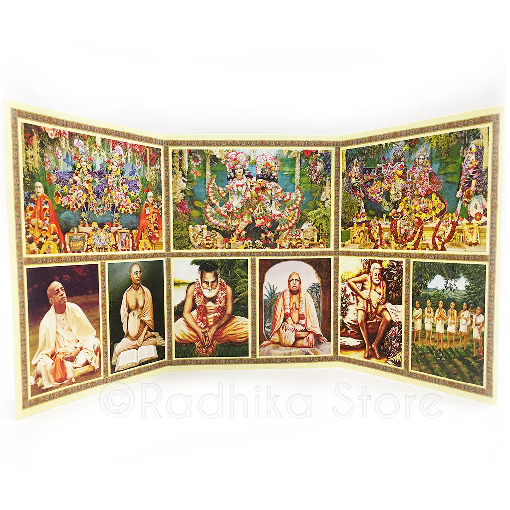 Miniature Altar Folded Card.