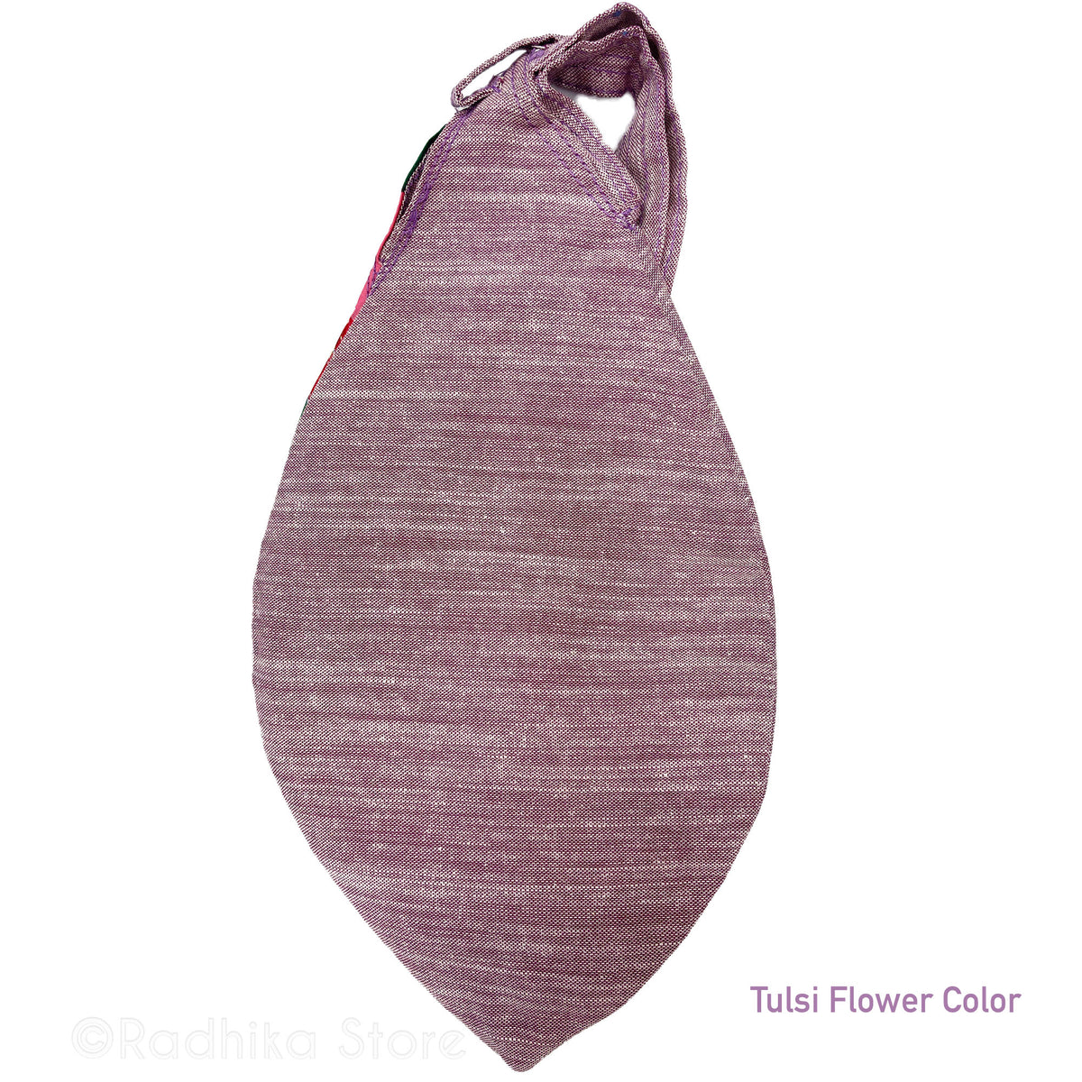 My Shamasundar - Hand Painted - Bead Bag- Choose Green-Blue Or Tulsi Flower