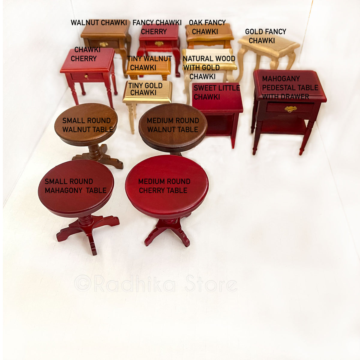 Fancy Chawki (Offering Table) - Choose Finish