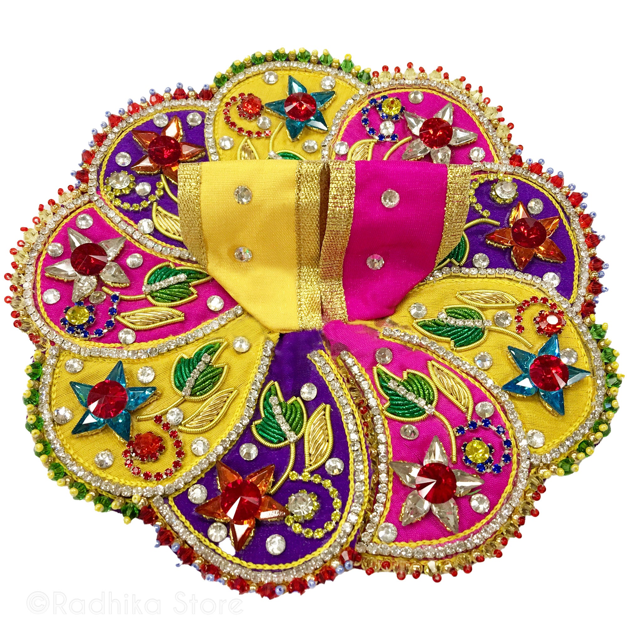 Vrindavan Star Flowers- Laddu Gopal Outfit - 1" - 3" and 4" Inch Laddu Gopal Size