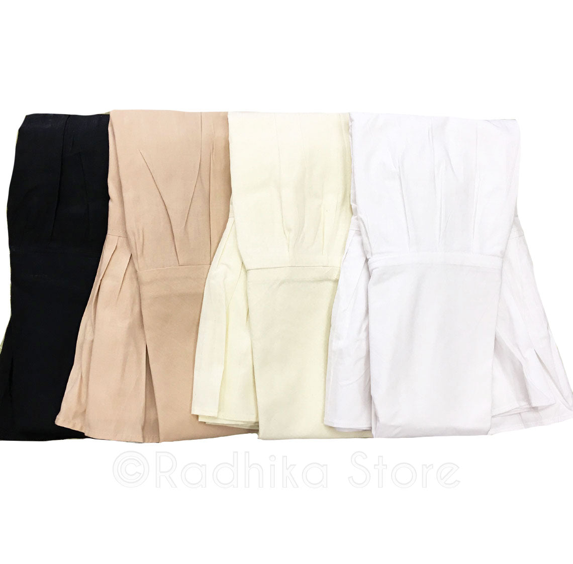 Cream Color Cotton Petticoat/ Slip - S, M, L, Xl