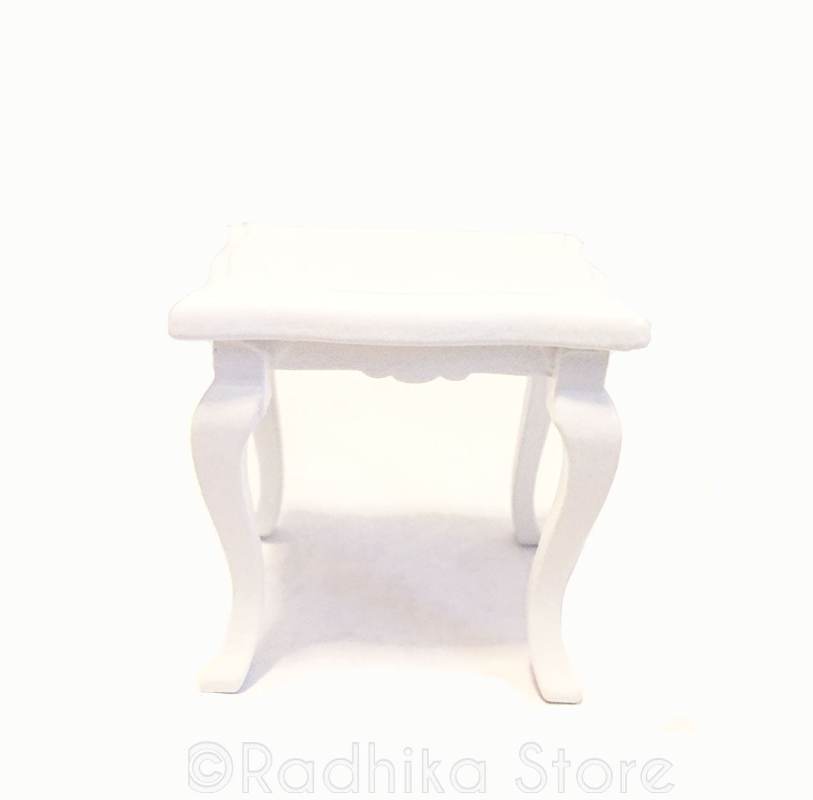 White Fancy Side Table-  Choose White or Black