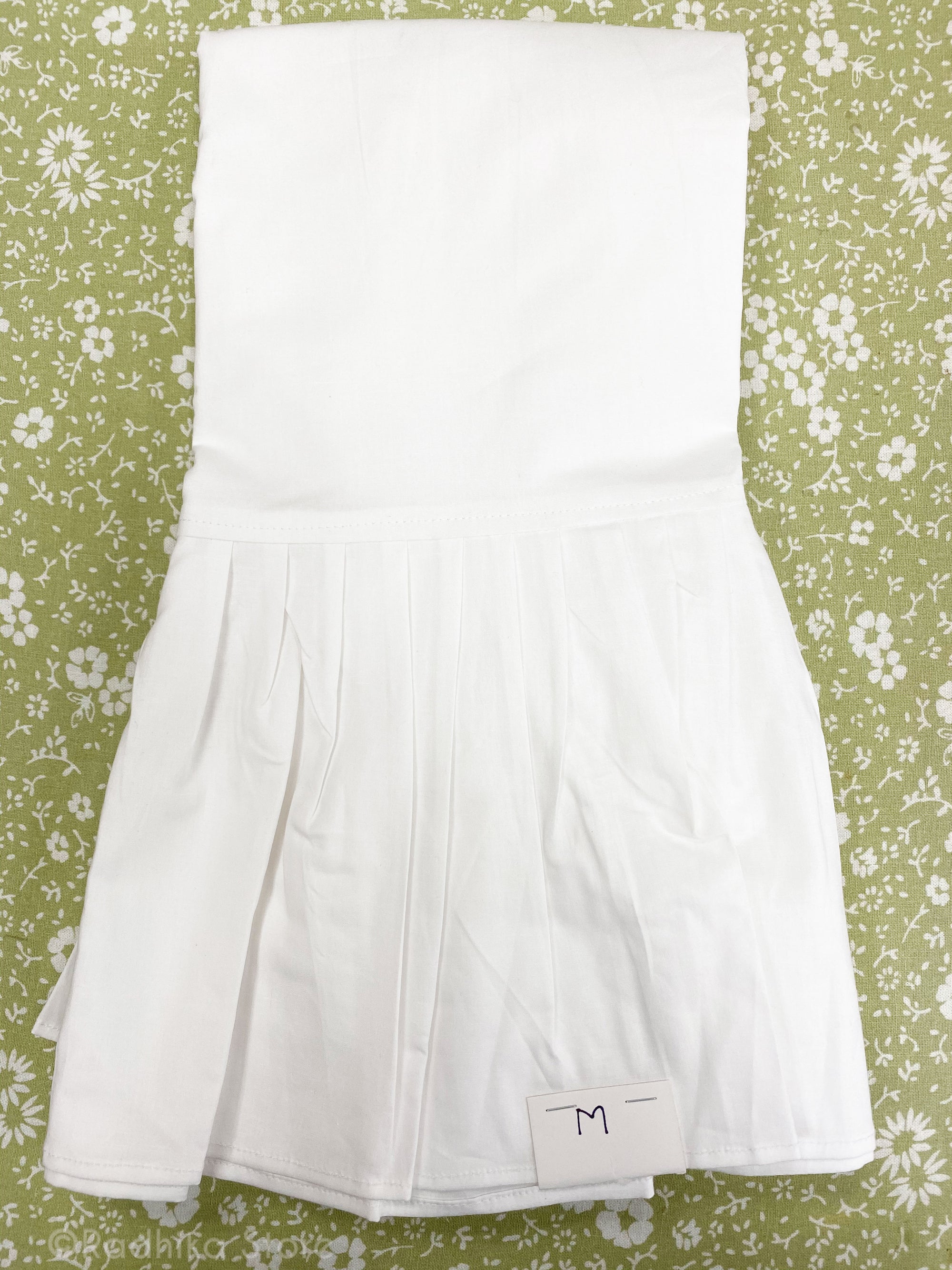White Cotton Petticoat/ Slip - S, M, L, Xl