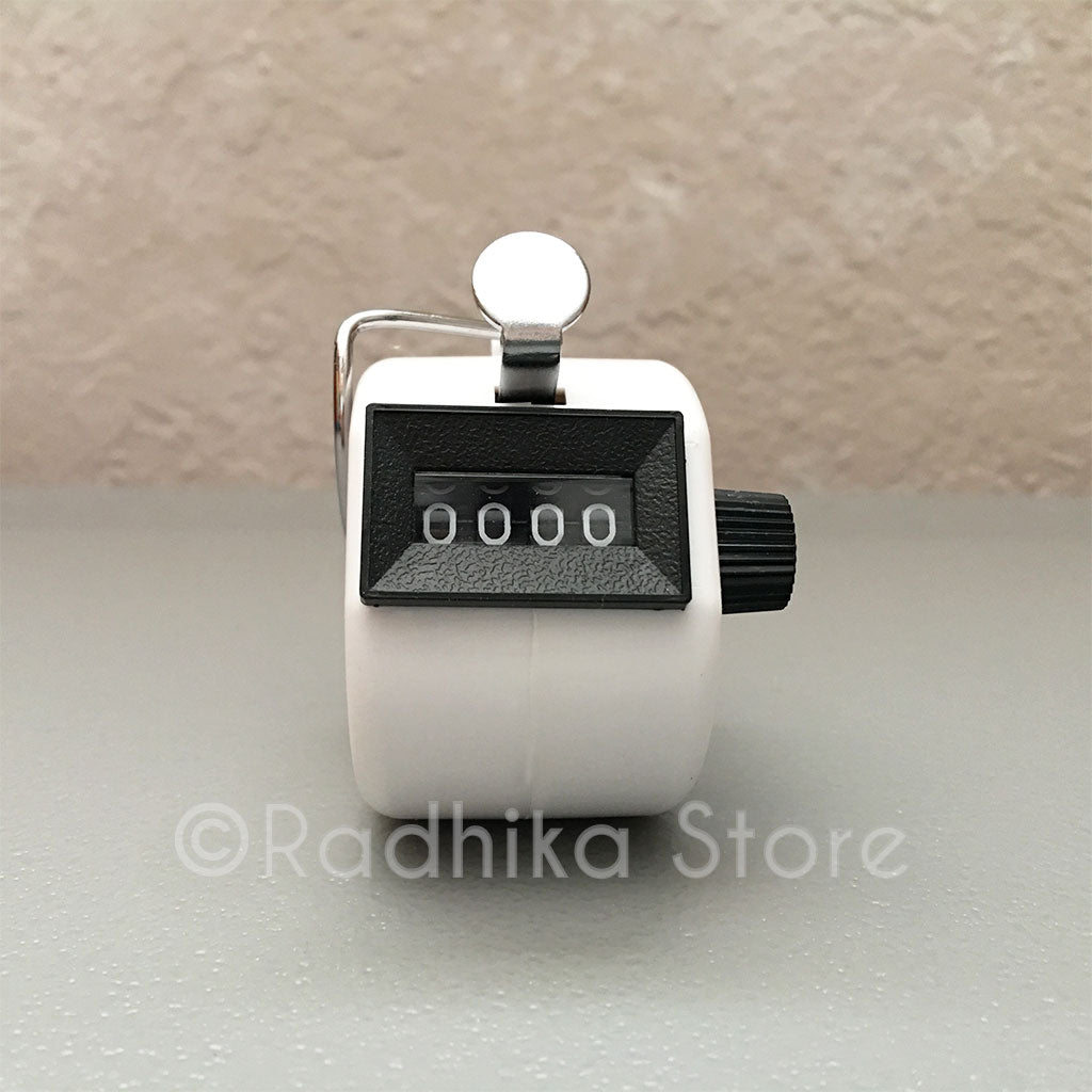 Japa Clicker (Hand Tally) for Chanting Hare Krishna Mahamantra - Choose Color