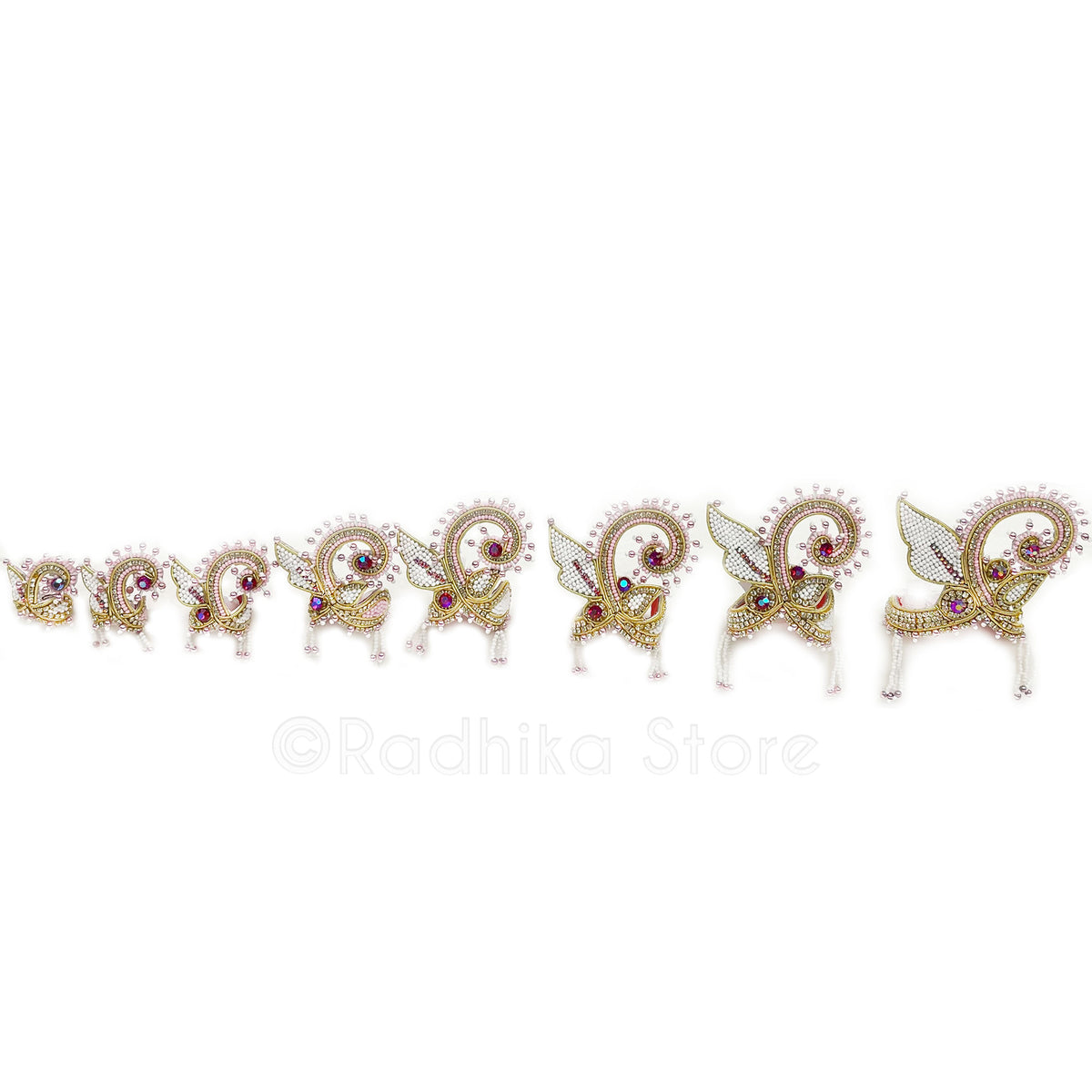 Apsara Kund Swan - Deity Crown and Necklace Set