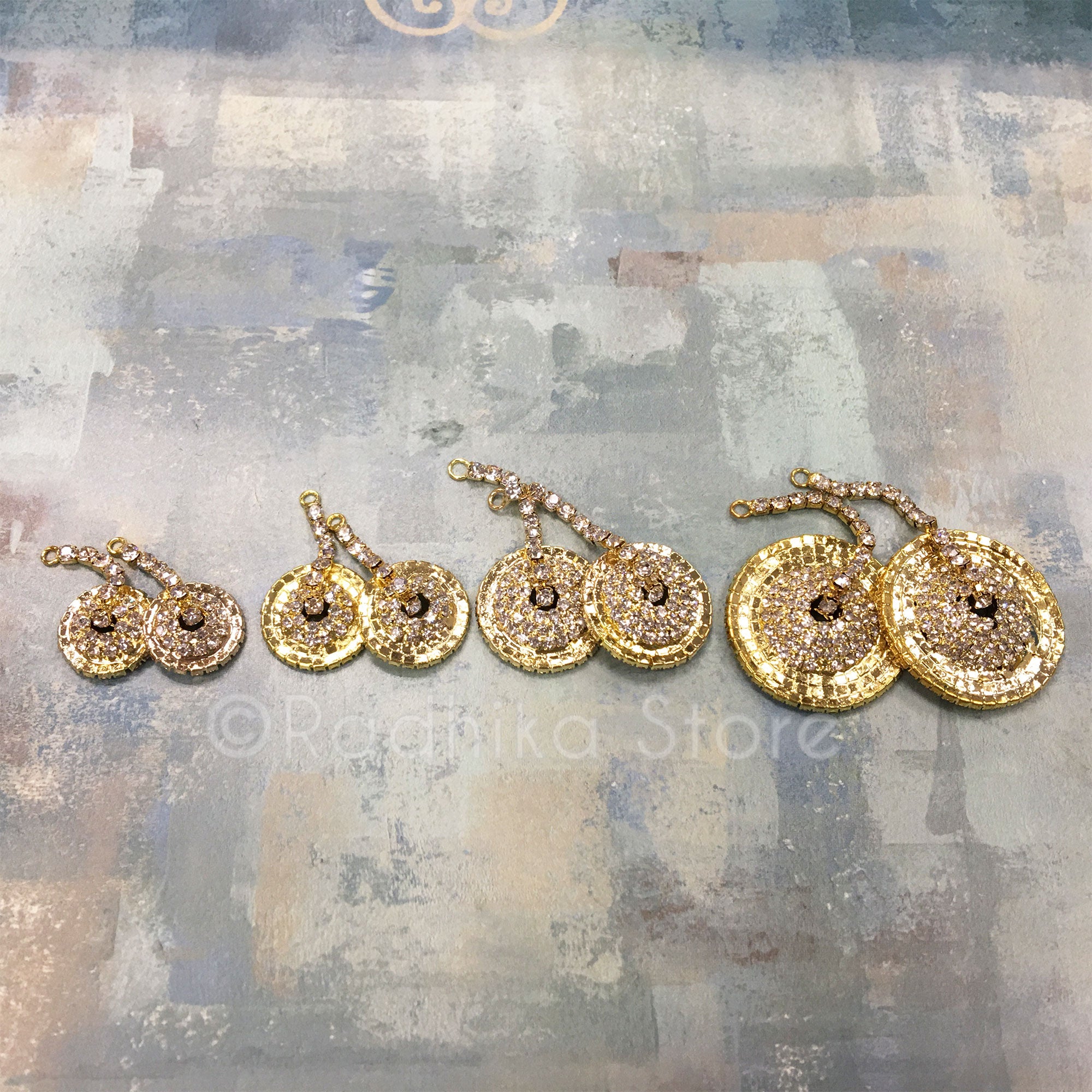 Clear Rhinestone Deity Kartal