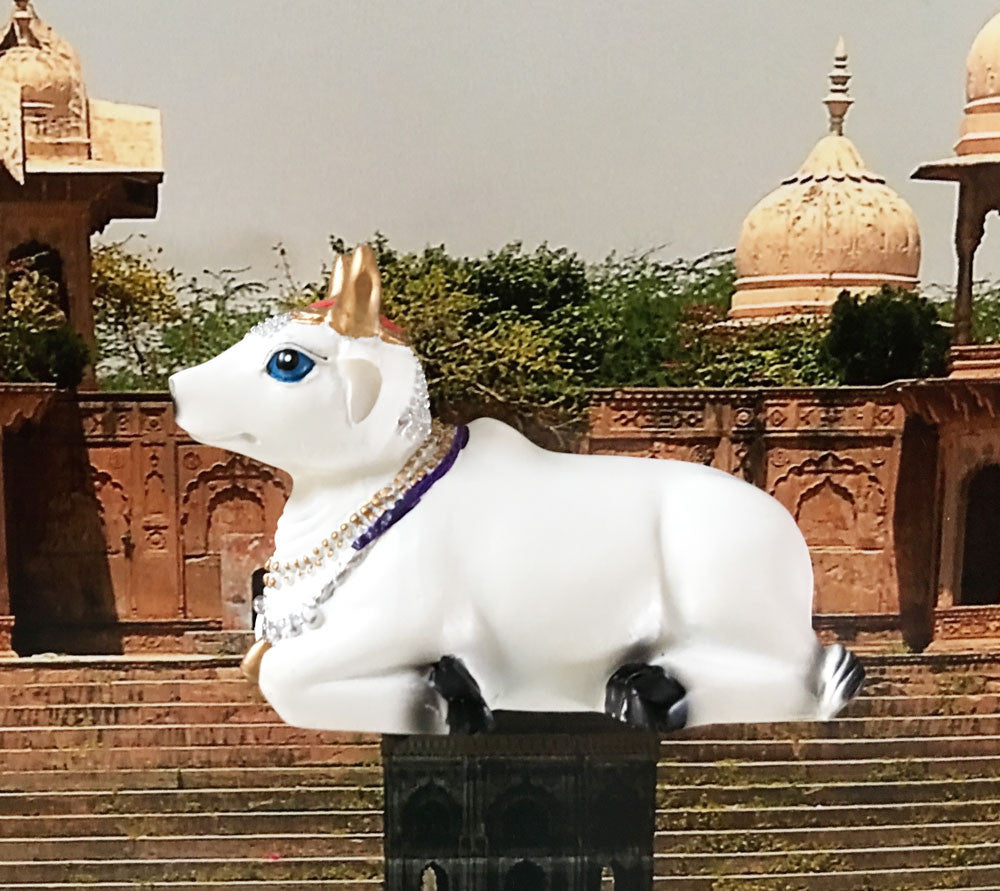 Small Surabhi Altar Cows Set Sitting 2&quot; Inches