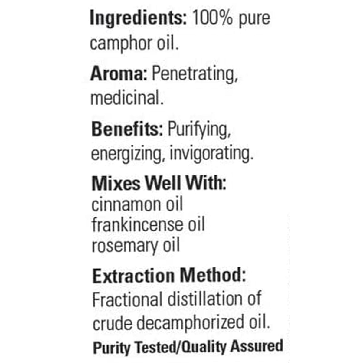 Camphor Essential Oil - 1 Fl Oz- Now Foods