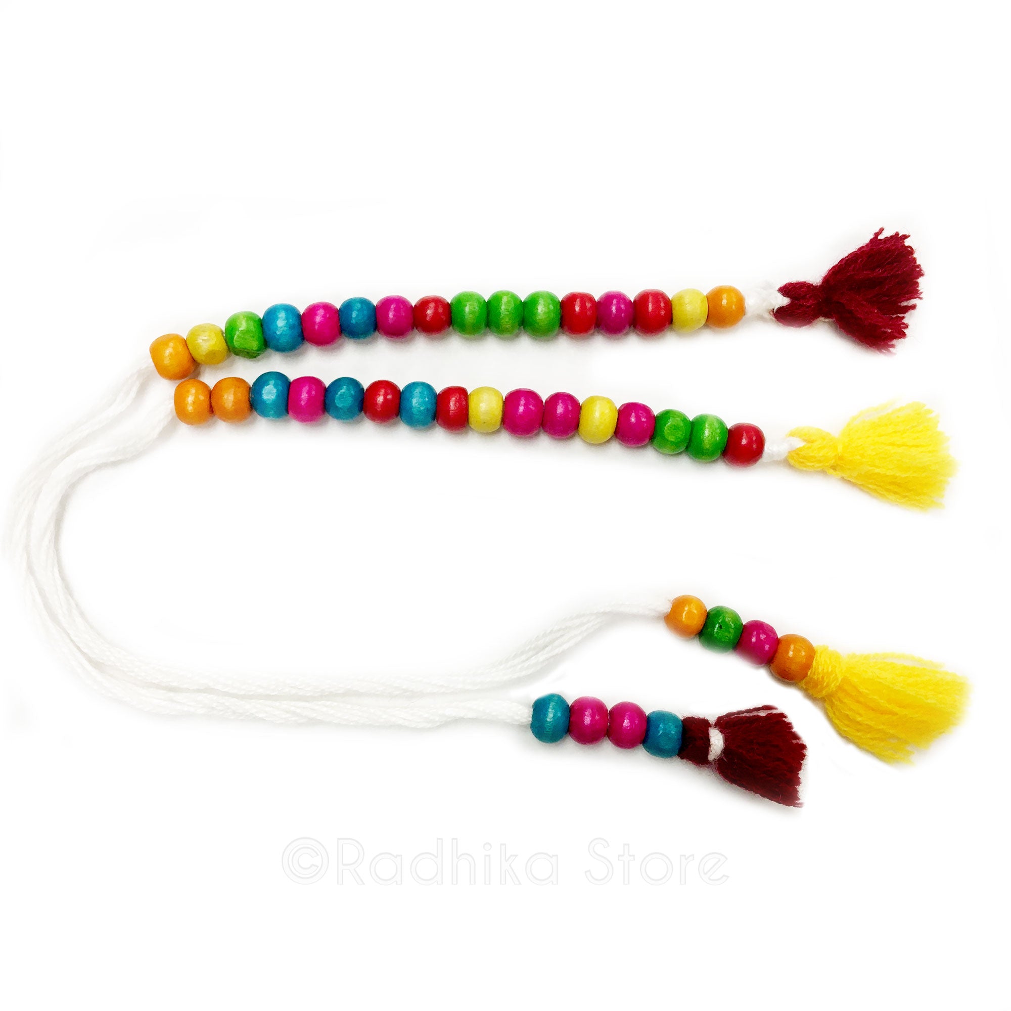 Colorful Wooden Japa Counting Beads