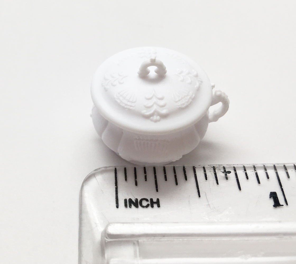 Decorative White Container